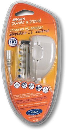 Front Standard. Jensen - Universal AC Adapter.