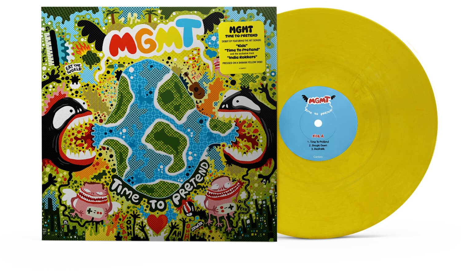 MGMT - Time To Pretend - Banana Yellow   - VINYL LP price history on PriceWatchPro