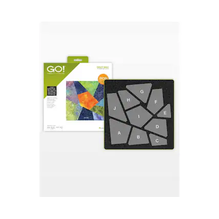 GO! FABRIC CUTTING DIE - I - BOR - G - J H I F E - A D C