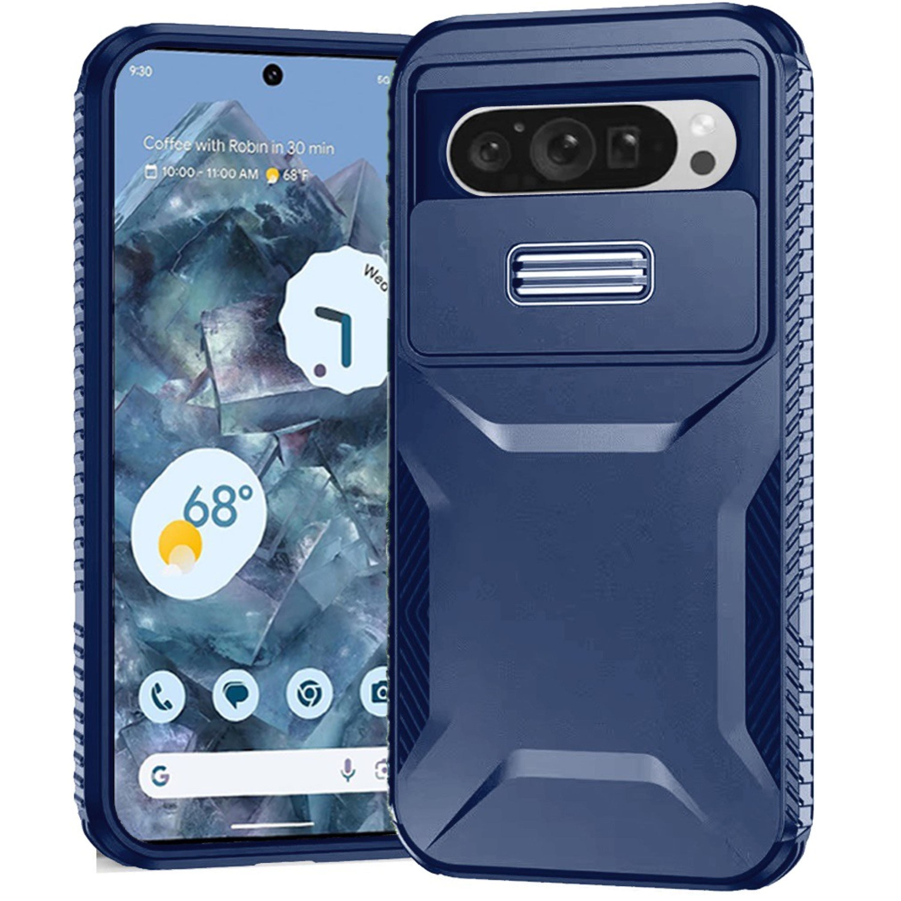Kitcheniva - Sliding Rear Lens Protective Case For Google Pixel 9 Pro XL - Dark Blue price history on PriceWatchPro