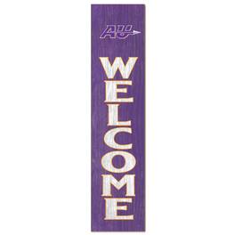 Jardine - Alfred University Saxons 12'' x 48'' Welcome Outdoor Leaner - Purple