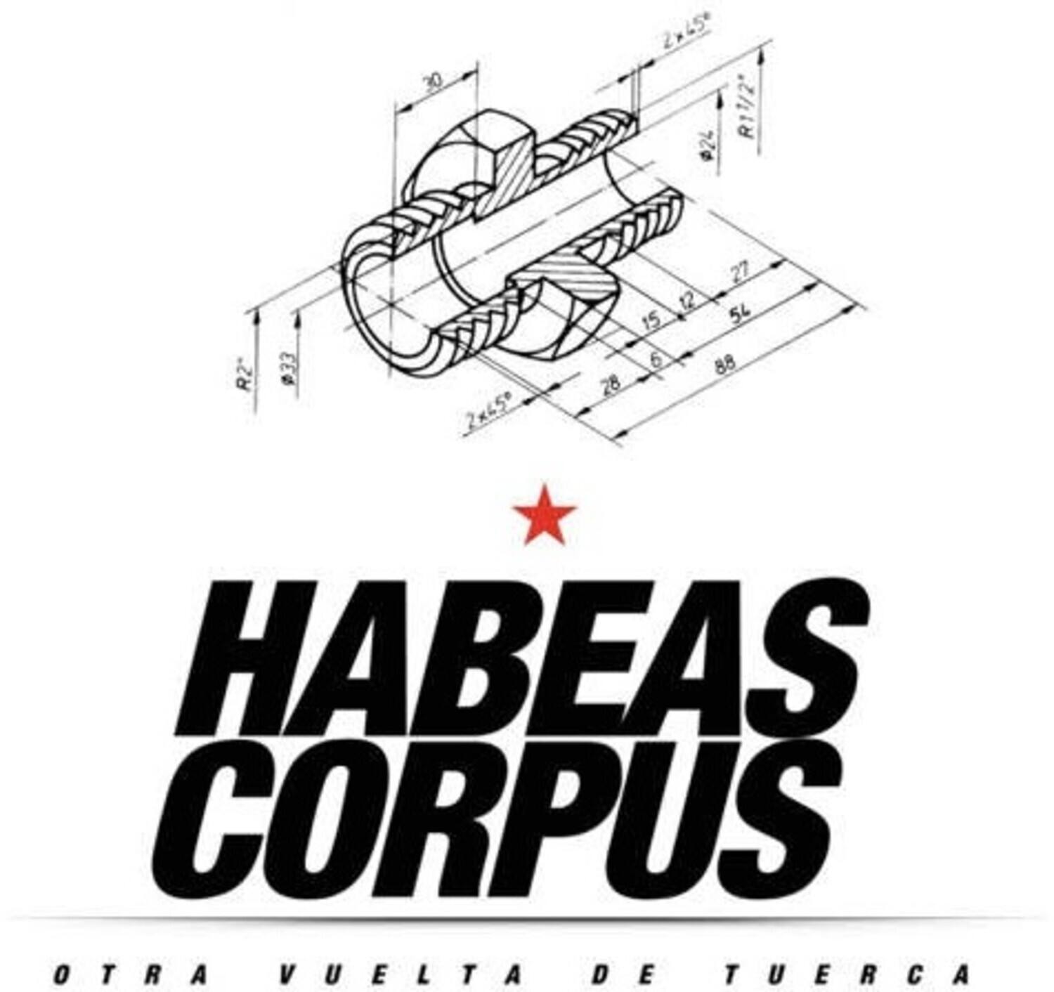 30 2x65* R11/2 #24 R2 33 2x45 27 12 54 15 6 88 28

HABEAS CORPUS
OTRA VUELTA DE TUERCA