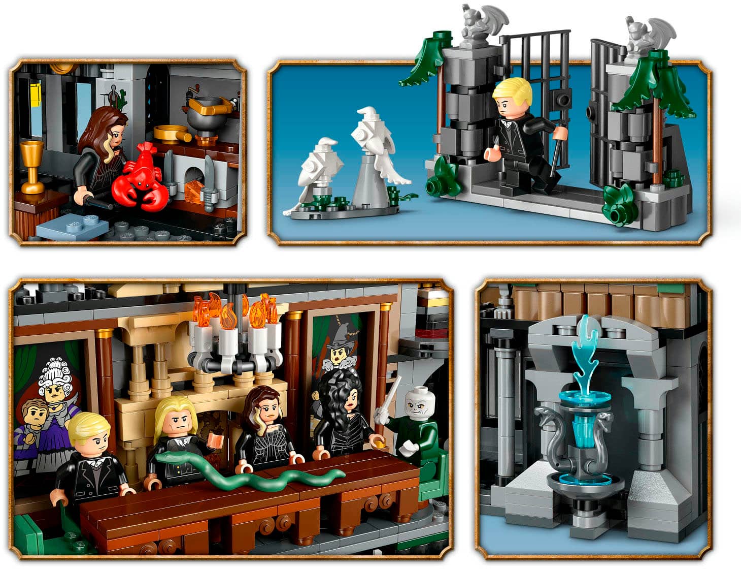 Alt View 15. LEGO - Harry Potter Malfoy Manor Toy Building Set With 9 Minifigures 76453.