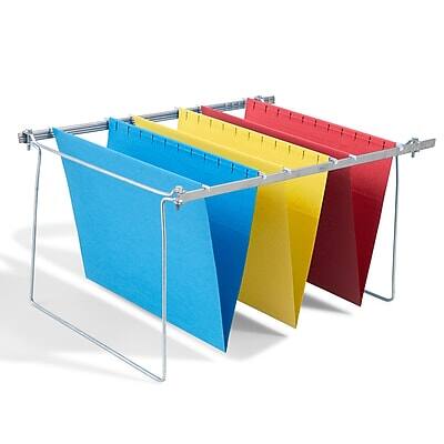 Staples - Hanging File Folders, Stright Cut, Letter Size, Colors (ST419614) - Assorted