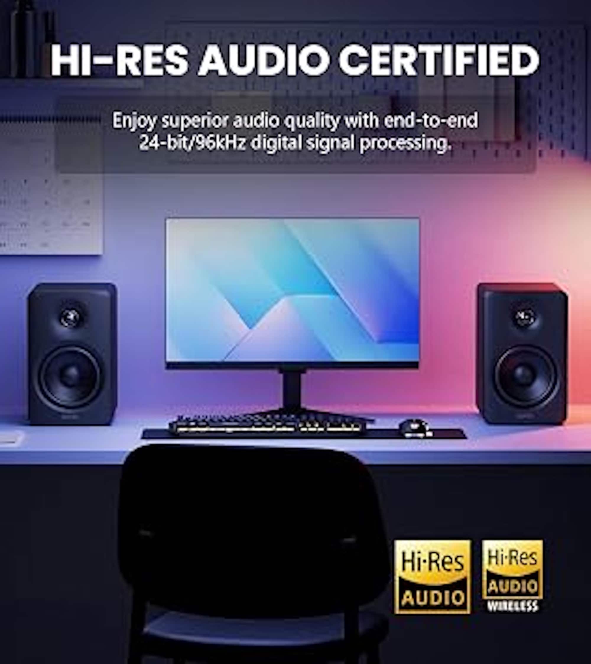 Edifier M90 Powered Speakers, 100W RMS, Hi Res Audio, LDAC