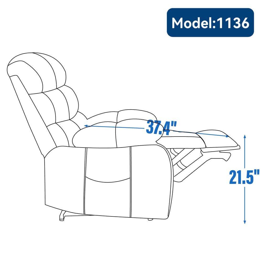 Model: 1136  
37.4"  
21.5"