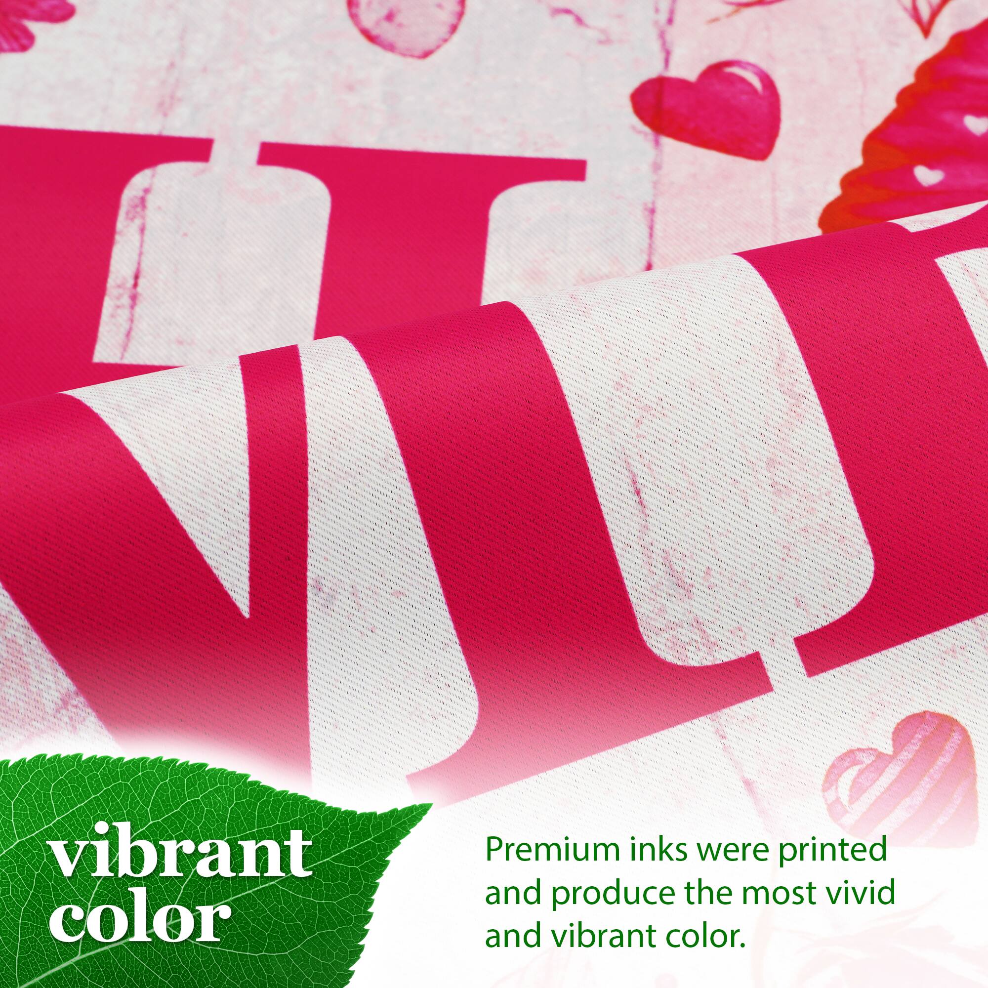 Premium inks were printed and produce the most vivid and vibrant color.