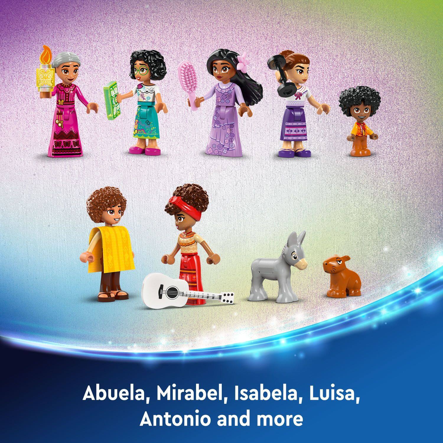 Abuela, Mirabel, Isabela, Luisa, Antonio, and more.