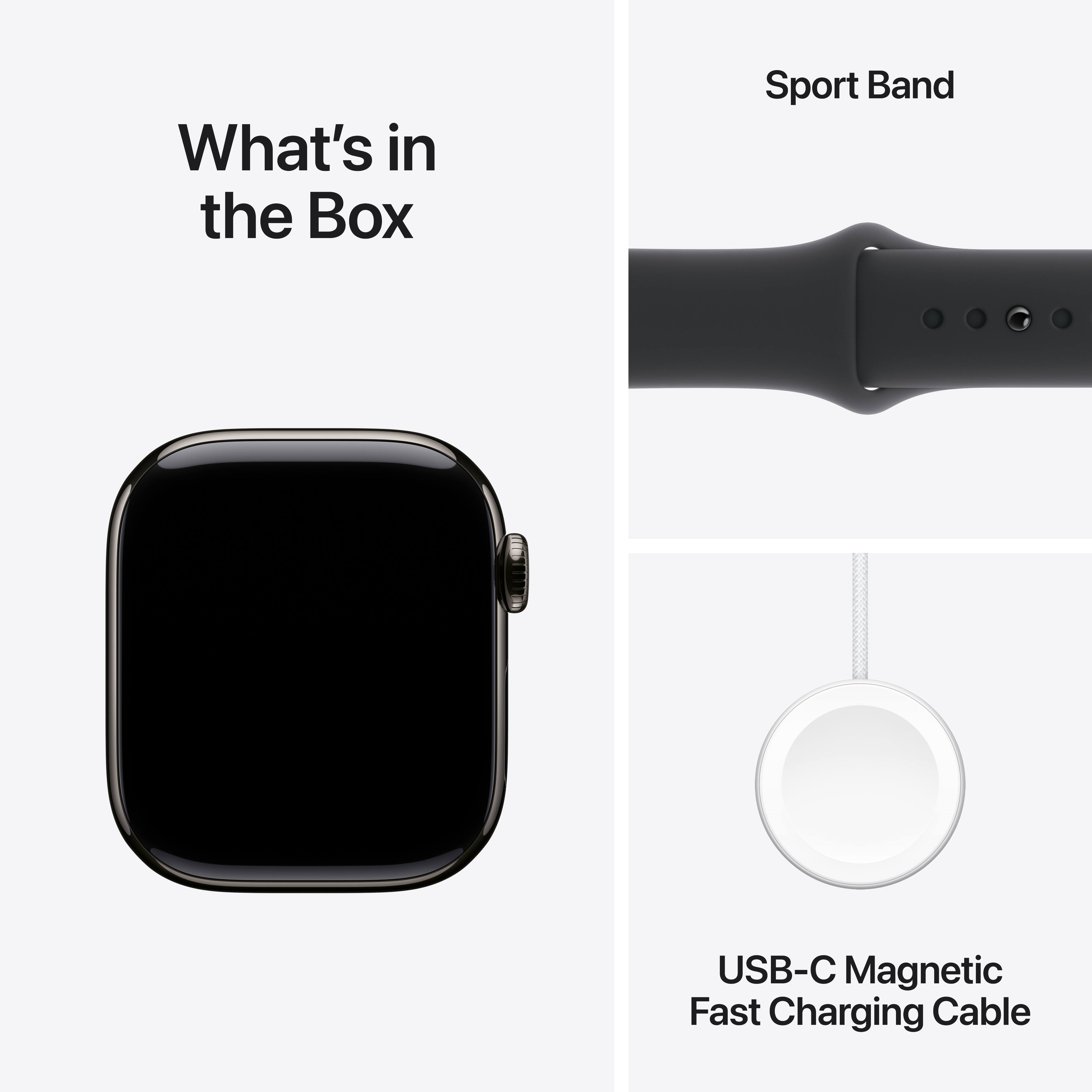 What's in the Box: Sport Band USB-C Magnetic Fast Charging Cable
