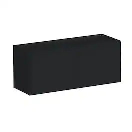 Boyel Living - 36-in W x 15-in H x 12-in D Shaker RTA Kitchen Wall Cabinet with Soft-Close - Black