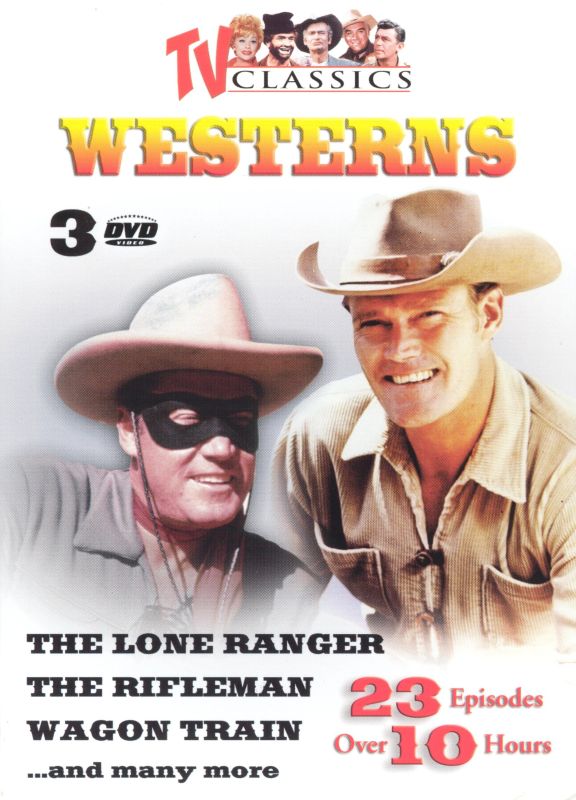 TV Classic Westerns, Vol. 1-3: The Lone Ranger/The Rifleman/Wagon Train...and Many More [3 Discs] [DVD]