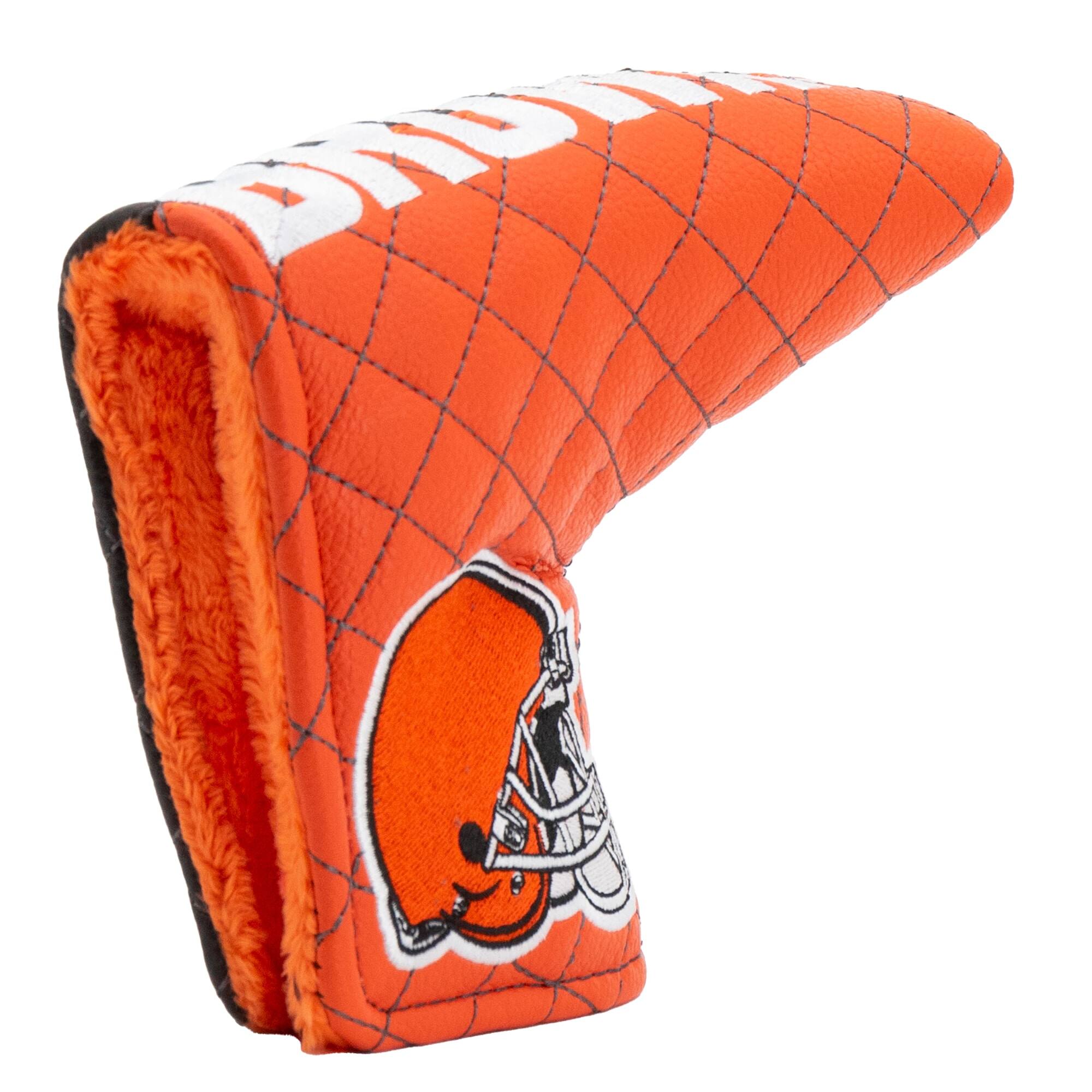 Alt View 3. Team Golf - Cleveland Browns Quilted Blade Putter Cover - Multicolor.