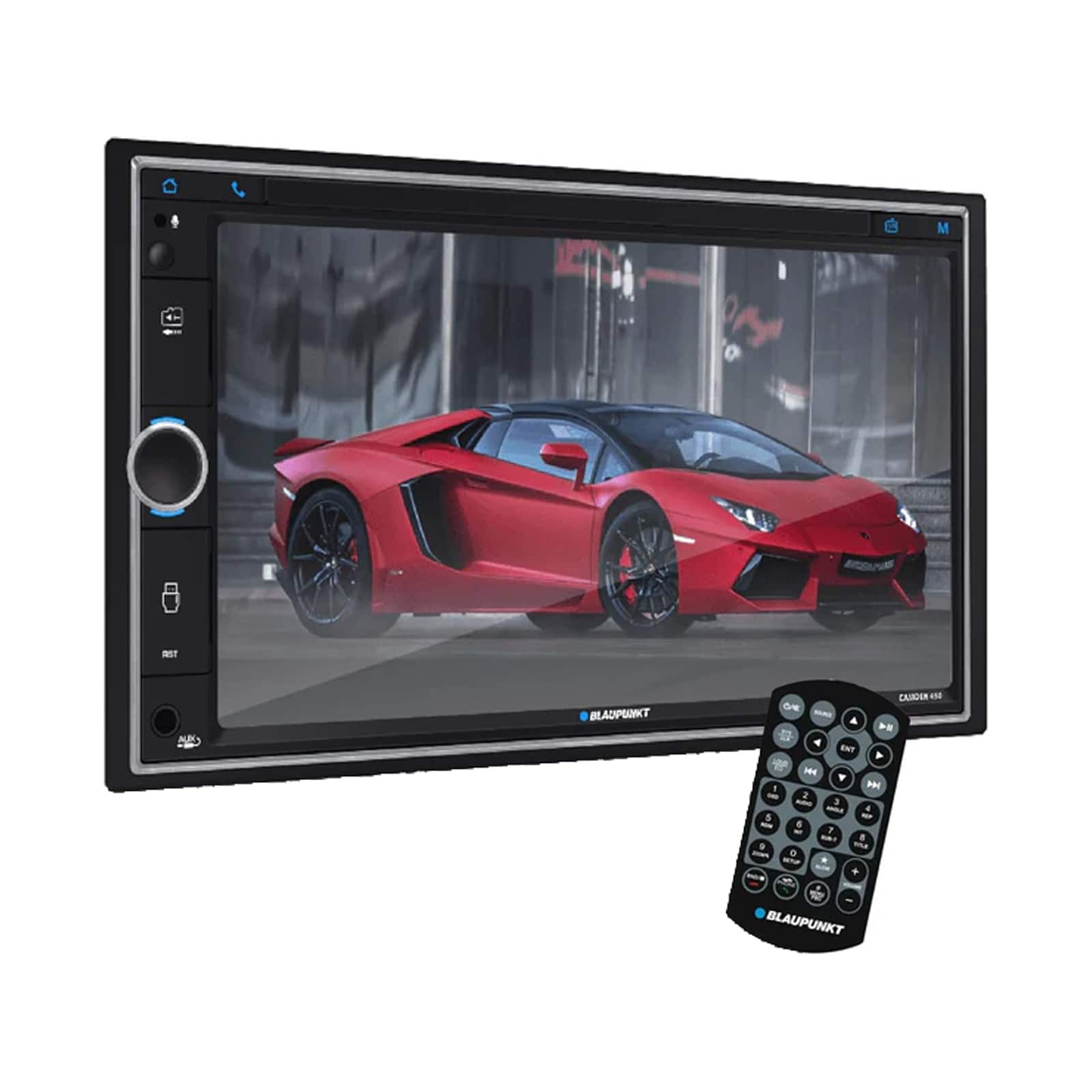Blaupunkt - CAMDEN 450 7” Touchscreen Double DIN Bluetooth AM/FM Digital Multimedia Receiver