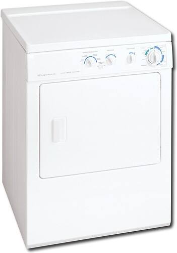 Angle Standard. Frigidaire - 5.7 Cu. Ft. 4-Cycle Super Capacity Electric Dryer - White.