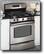 Front Standard. GE - Profile 30" Self-Cleaning Freestanding Gas Range - Stainless-Steel.