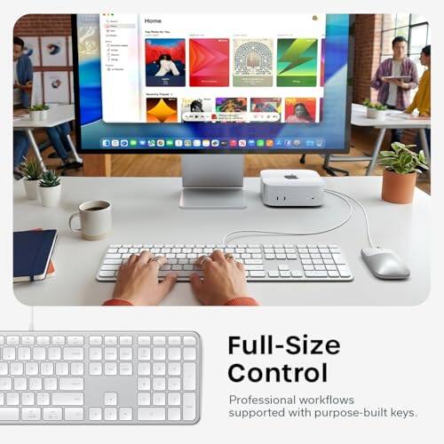 Home | Full-Size Control  
Professional workflows supported with purpose-built keys.