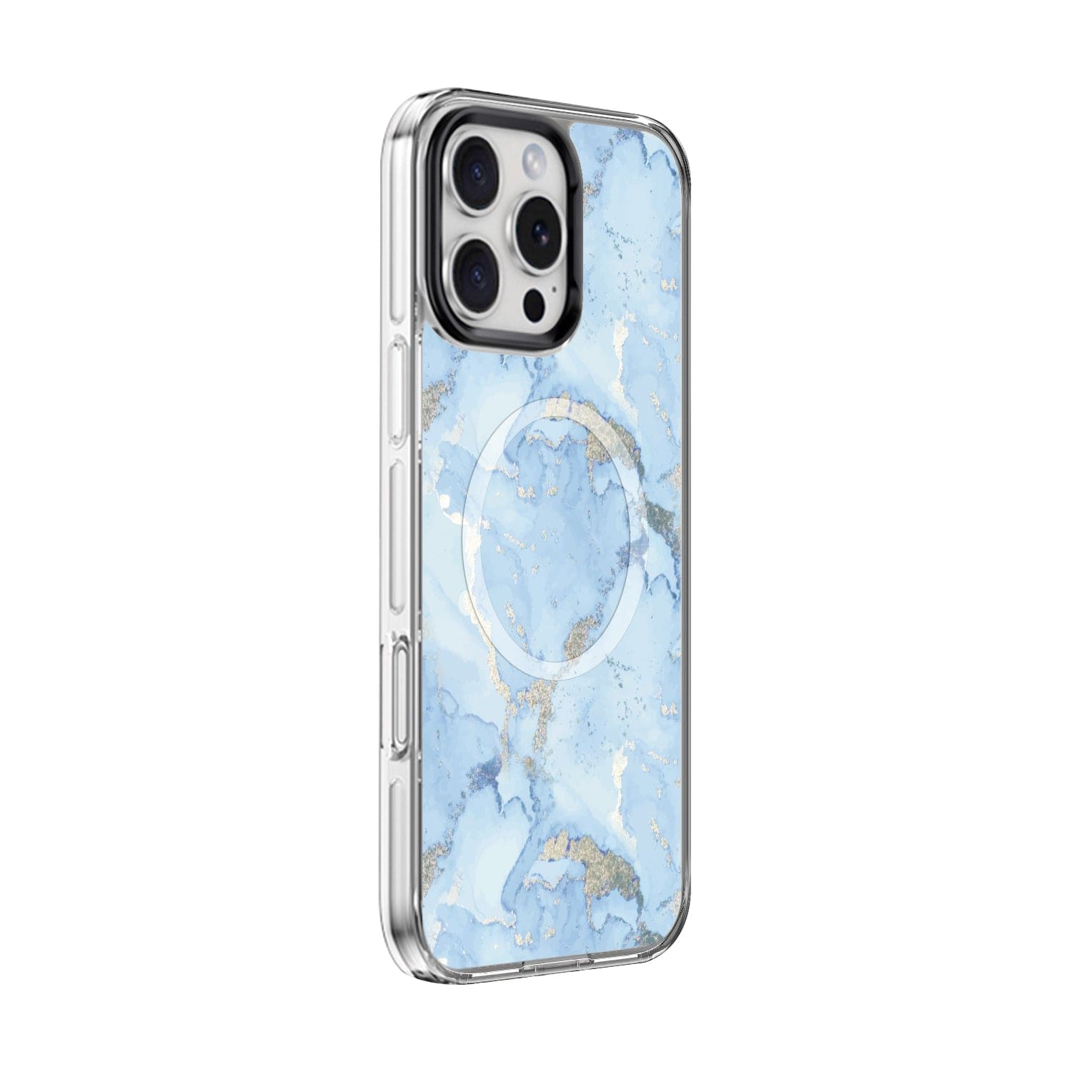 Angle. SaharaCase - SaharaCase - Inspire Series Case with Swappable Marble Designs -  iPhone 16 Pro Max - Marble - Marble.
