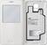 Alt View 3. Samsung - S-View Wireless Charging Cover for Samsung Galaxy S 5 Cell Phones - White.