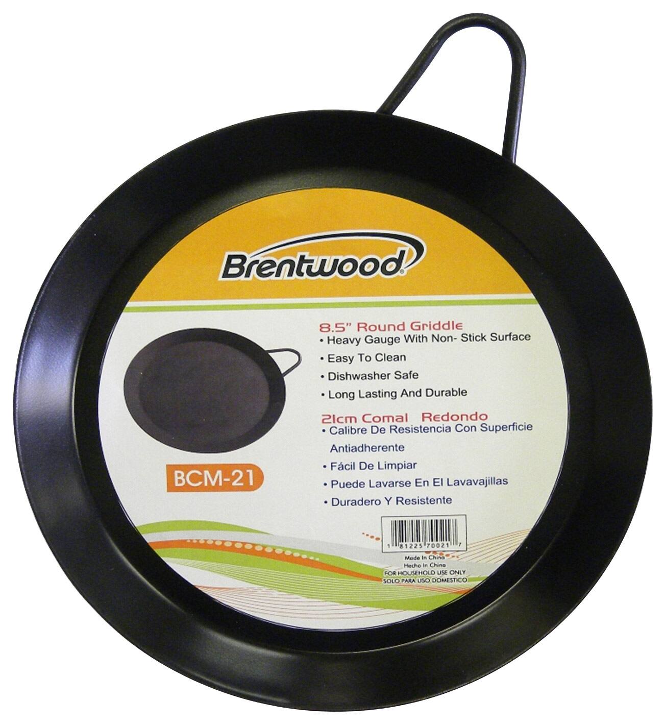Brentwood - 8.5" Round Griddle - Black