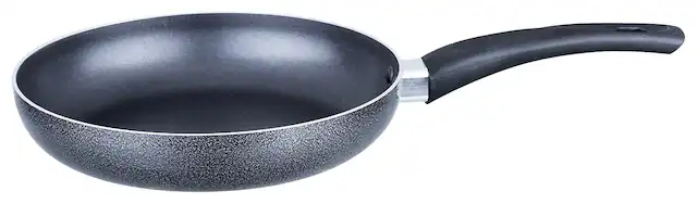 Angle. Brentwood - 11" Nonstick Aluminum Frying Pan - Gray.