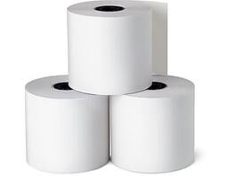 Staples - Bond Cash Register/POS Rolls, 2 1/4" x 130', 100/Carton - White