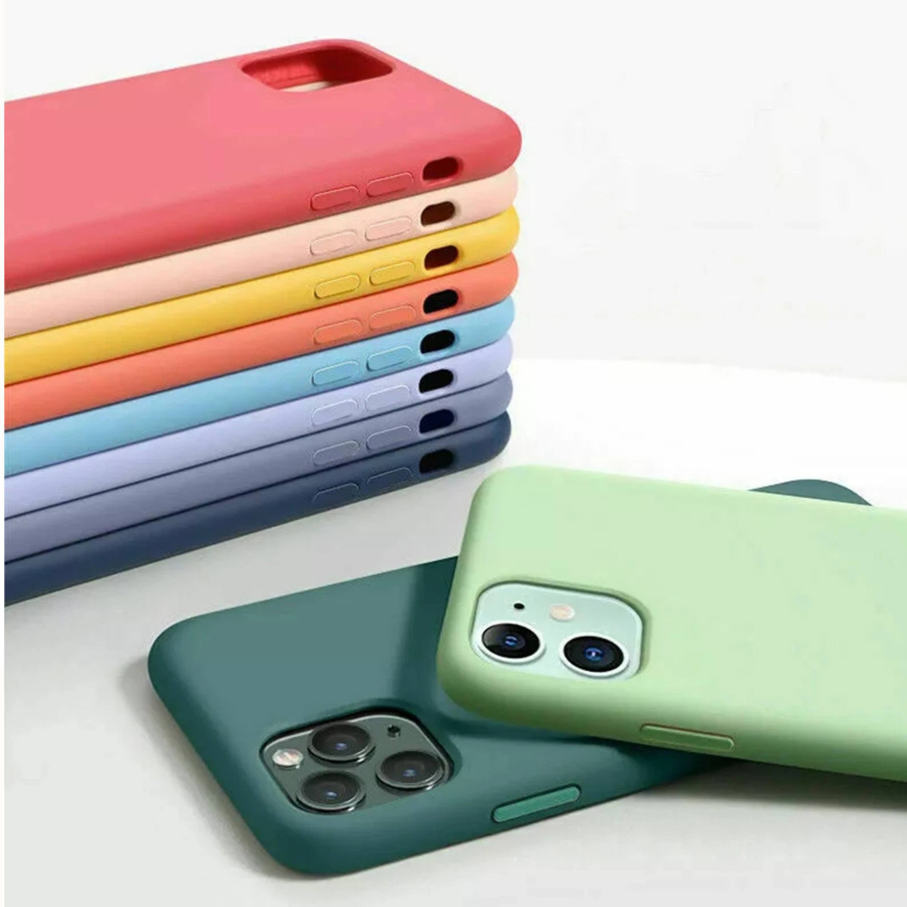 Angle. Kitcheniva - Premium Silicone Phone Cover For iPhone 12 Pro Mulberry - Mulberry.