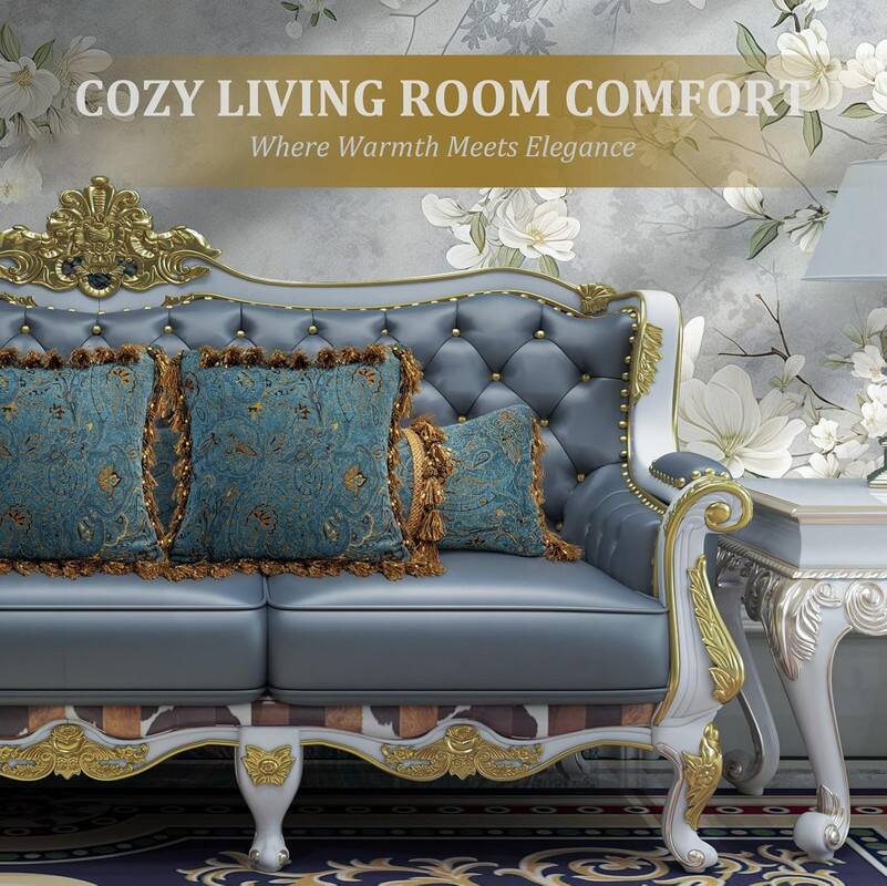 COZY LIVING ROOM COMFORT  
Where Warmth Meets Elegance