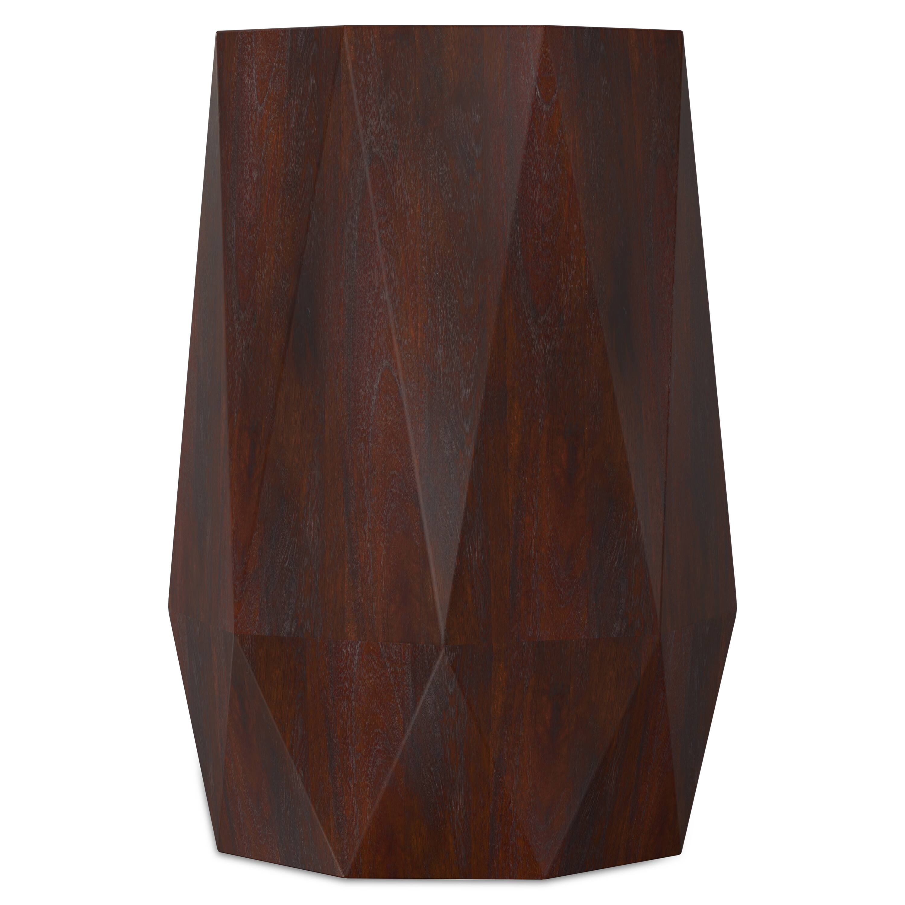 Left. Simpli Home - Kurt 15 inch Wide Solid Acacia Wood Side Table in Walnut Brown - Walnut Brown.