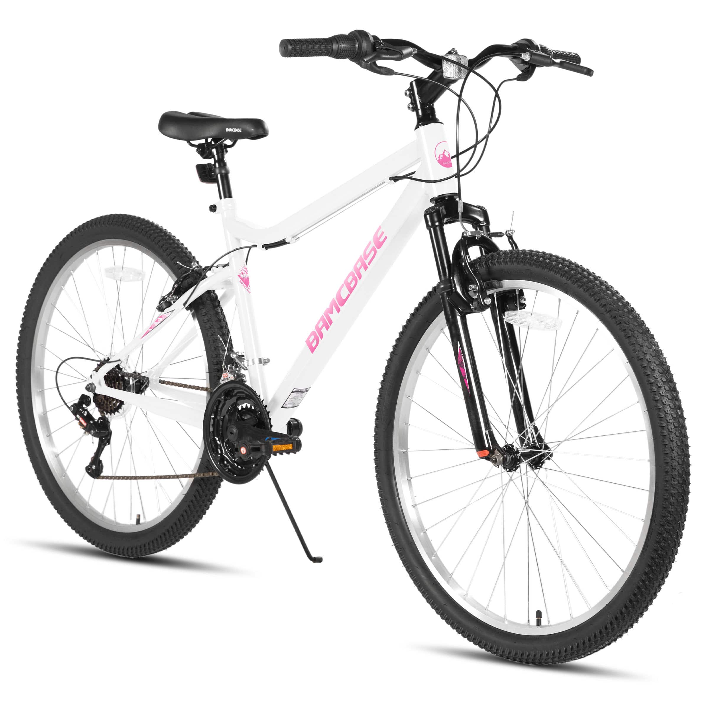 HILAND 26 Inch Womens Mountain Bike with 18 Speed, High Carbon