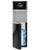 Front. OSTBA - Water Dispenser, LED Display, Hot Cold & Room Water, Stainless Steel Tank, Child Lock, 3 & 5 Gallon for Home & Office - Black.