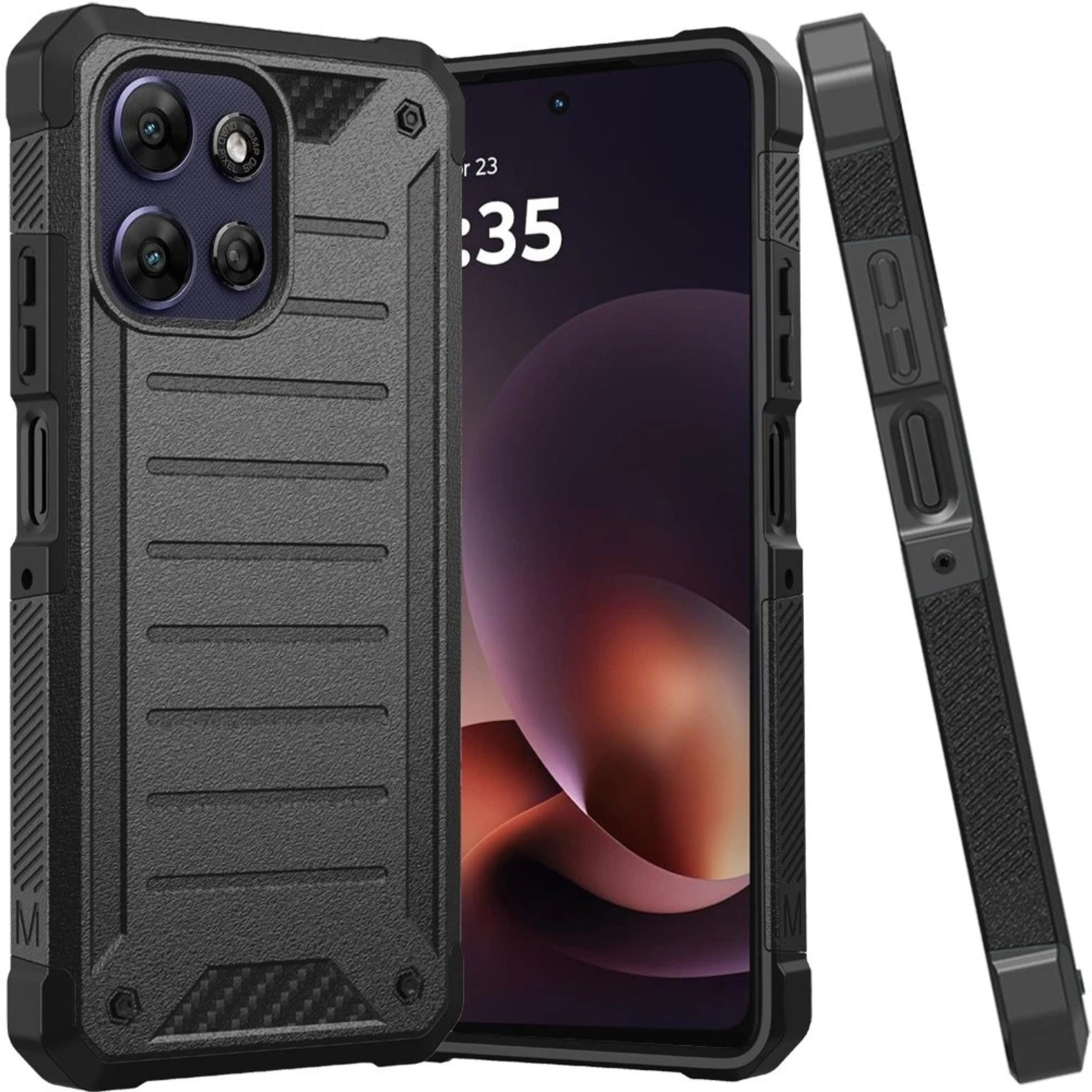 Kitcheniva - Shockproof Protective Case For Moto G Power 2025 2026 With Tempered Glass - Black price history on PriceWatchPro