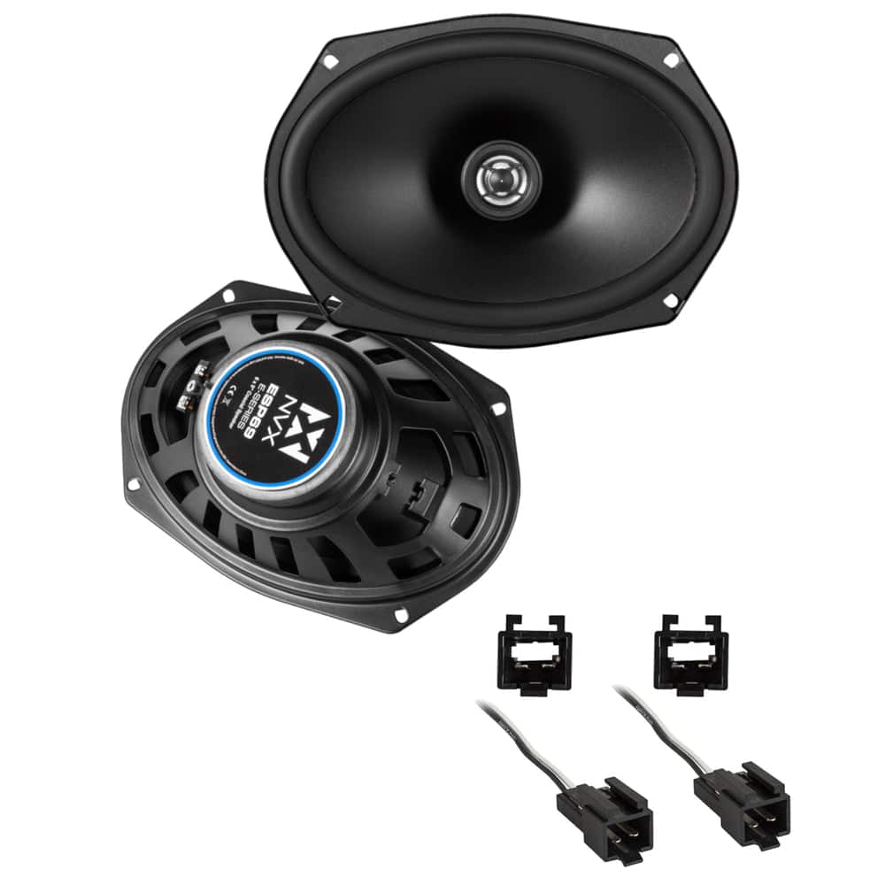 NVX - 2003-2005 Ram 2500/3500 (Without Infinity Audio) - 6x9" E-Series Front Speaker Upgrade Kit - Black