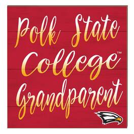Jardine - Polk State College Eagles 10" x 10" Grandparent Plaque - Red
