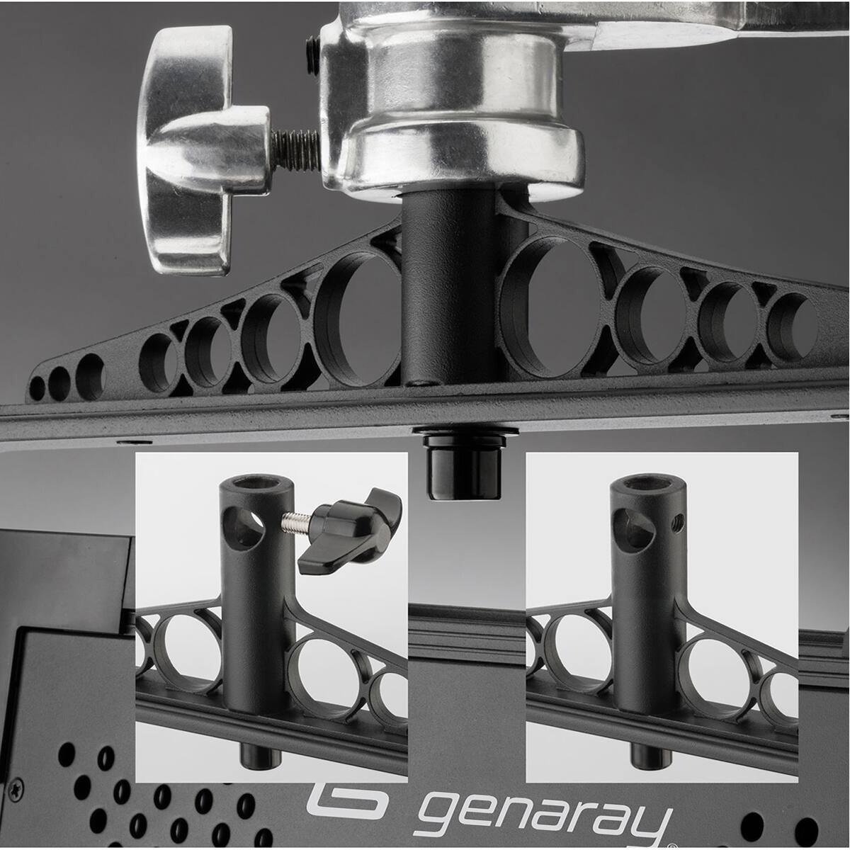 Alt View 9. Genaray - Genaray Genaray Square Sun 1x1 Bi-Color Soft LED Flood (Version 2).