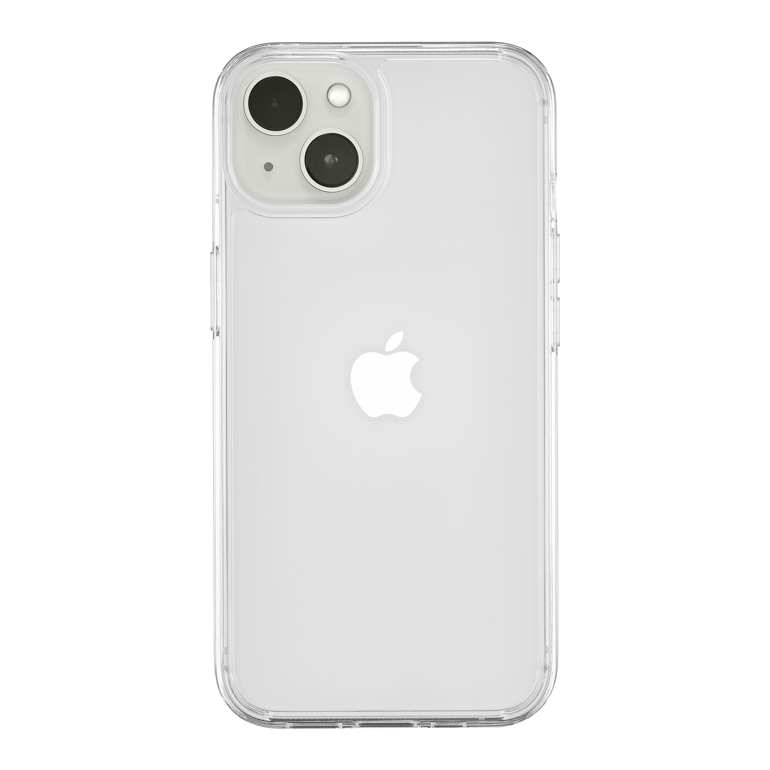Front. Insignia™ - Hard Shell Case for iPhone 13 - Clear.