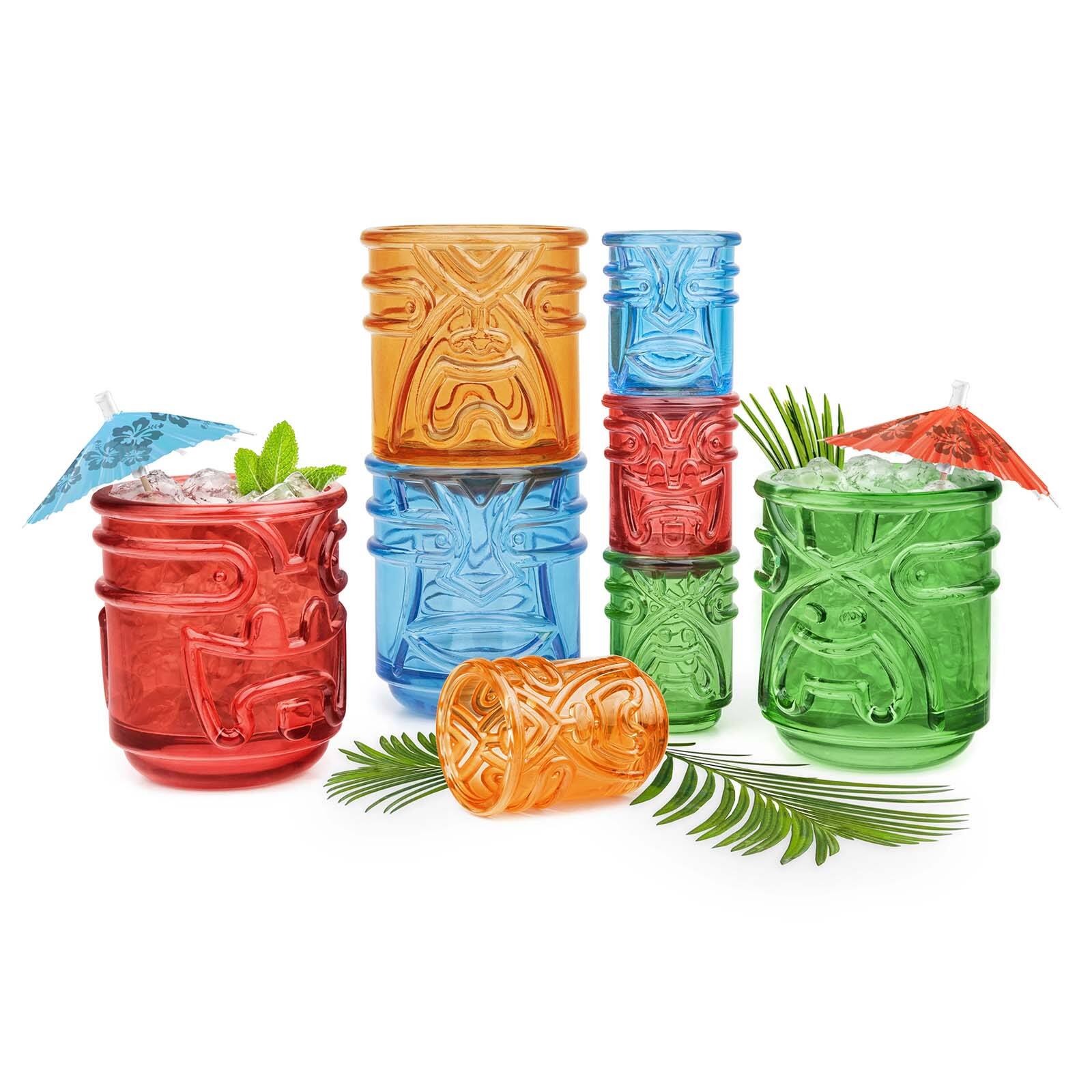 Alt View 1. Final Touch - Tiki Shot Glasses, Multicolor, Set of 4 - Multicolor.