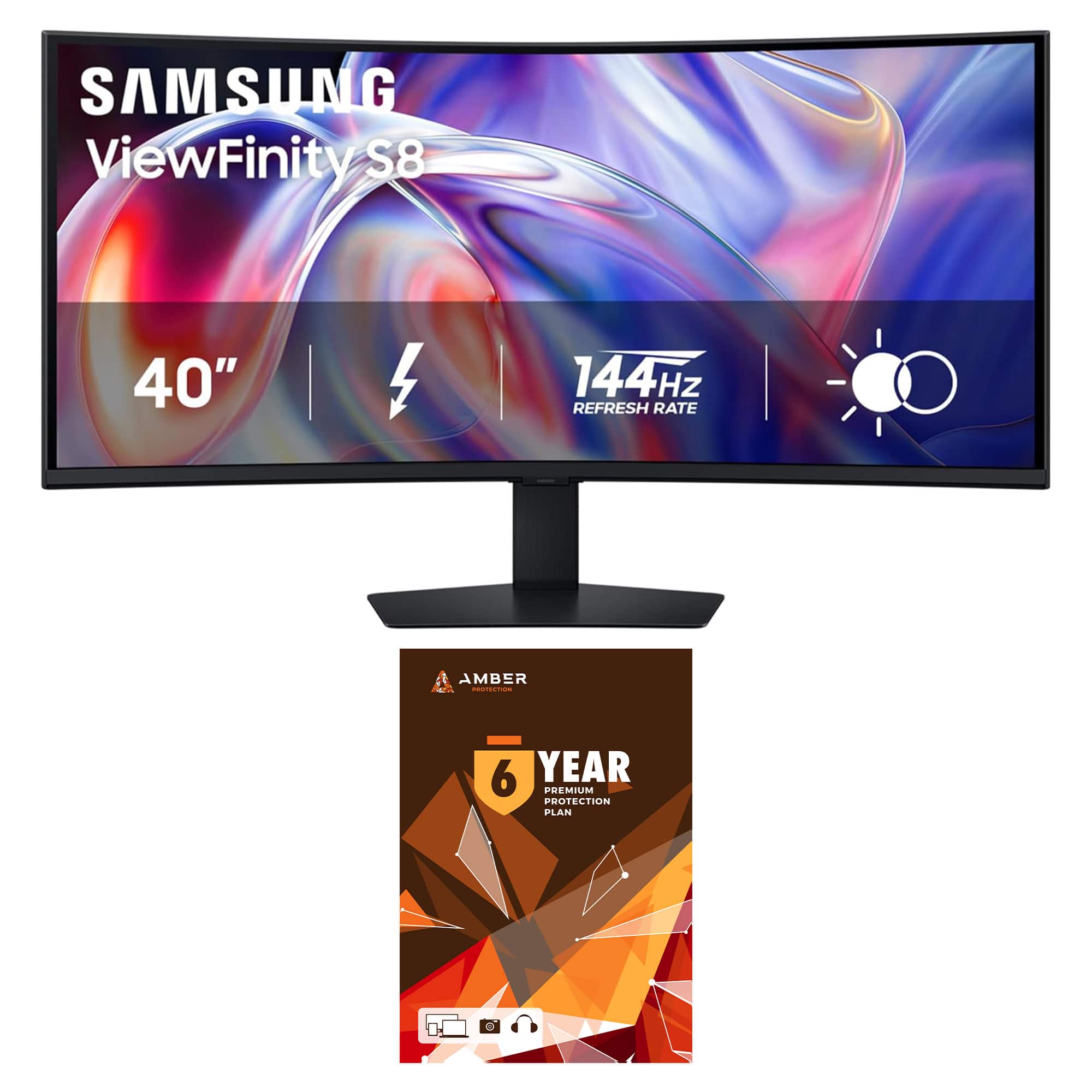 SAMSUNG ViewFinity S8  
40"  
144Hz REFRESH RATE  
AMBER PROTECTION  
6 YEAR PREMIUM PROTECTION PLAN