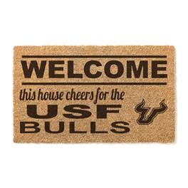 Jardine - South Florida Bulls 18" x 30" Welcome Doormat - Brown