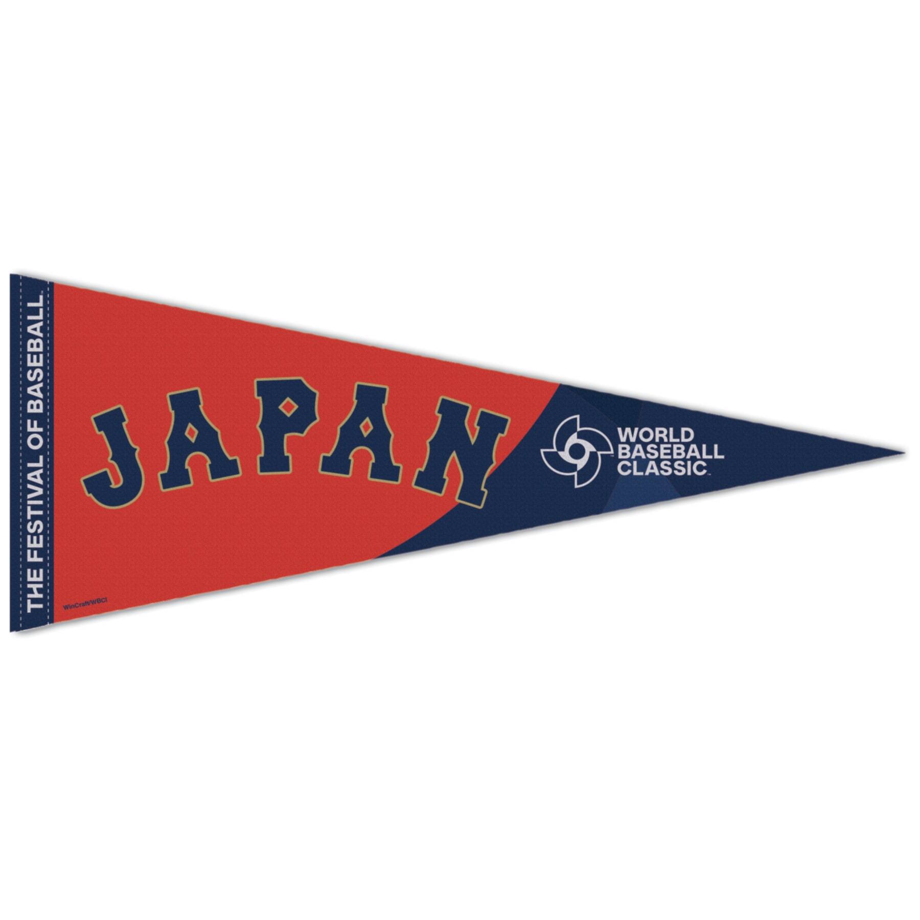WinCraft - Japan Baseball 2026 World Baseball Classic 12" x 30" Premium Pennant - Multicolor