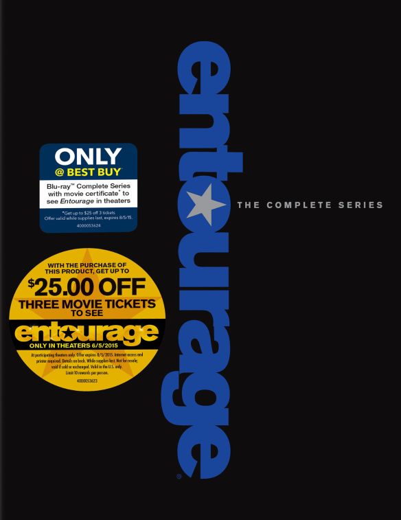  Entourage: The Complete Series [Blu-ray] [With Movie Money] [Only @ Best Buy]
