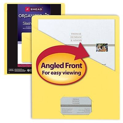 Sure, here is the corrected and grouped text:

**Product Name:**
- SMEAD ORGANIZER Slash

**Features:**
- Angled Front for easy viewing

**Brand:**
- SMEAD

**Product Details:**
- Thomas Dunham & Adams

**Additional Information:**
- Thomas Dunham & Adams
- 100% Recycled
- Made in USA