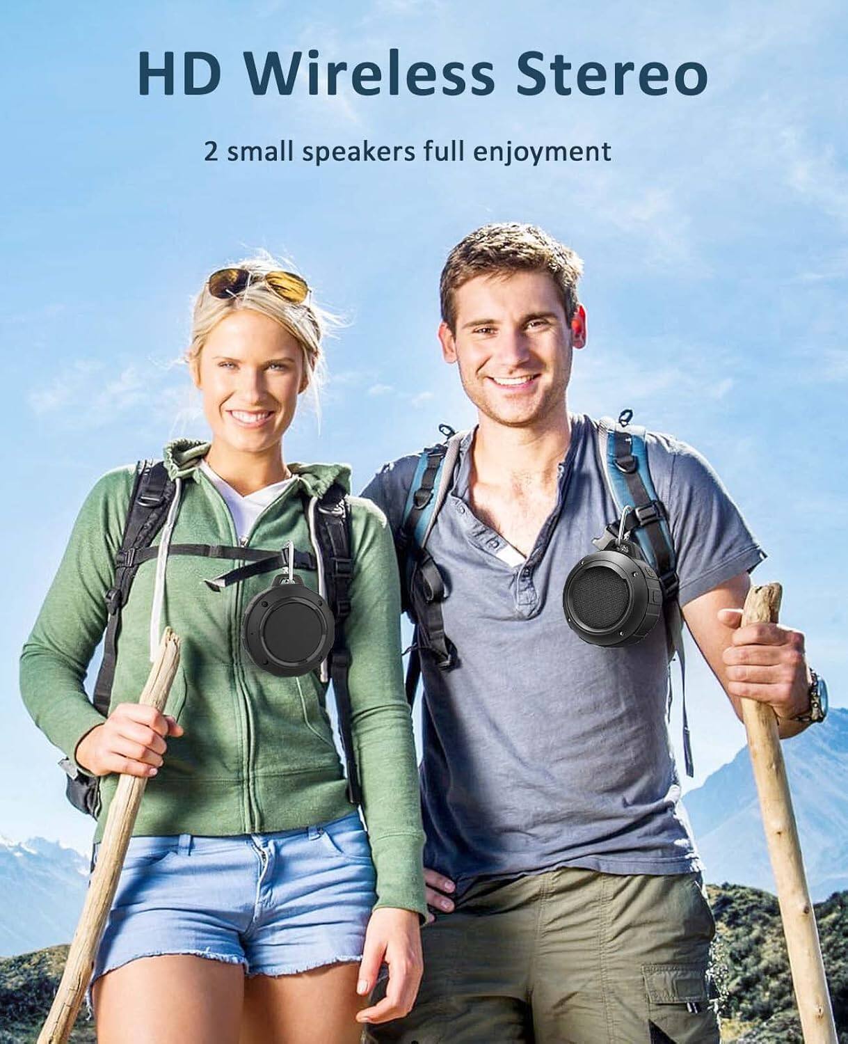 HD Wireless Stereo  
2 small speakers full enjoyment