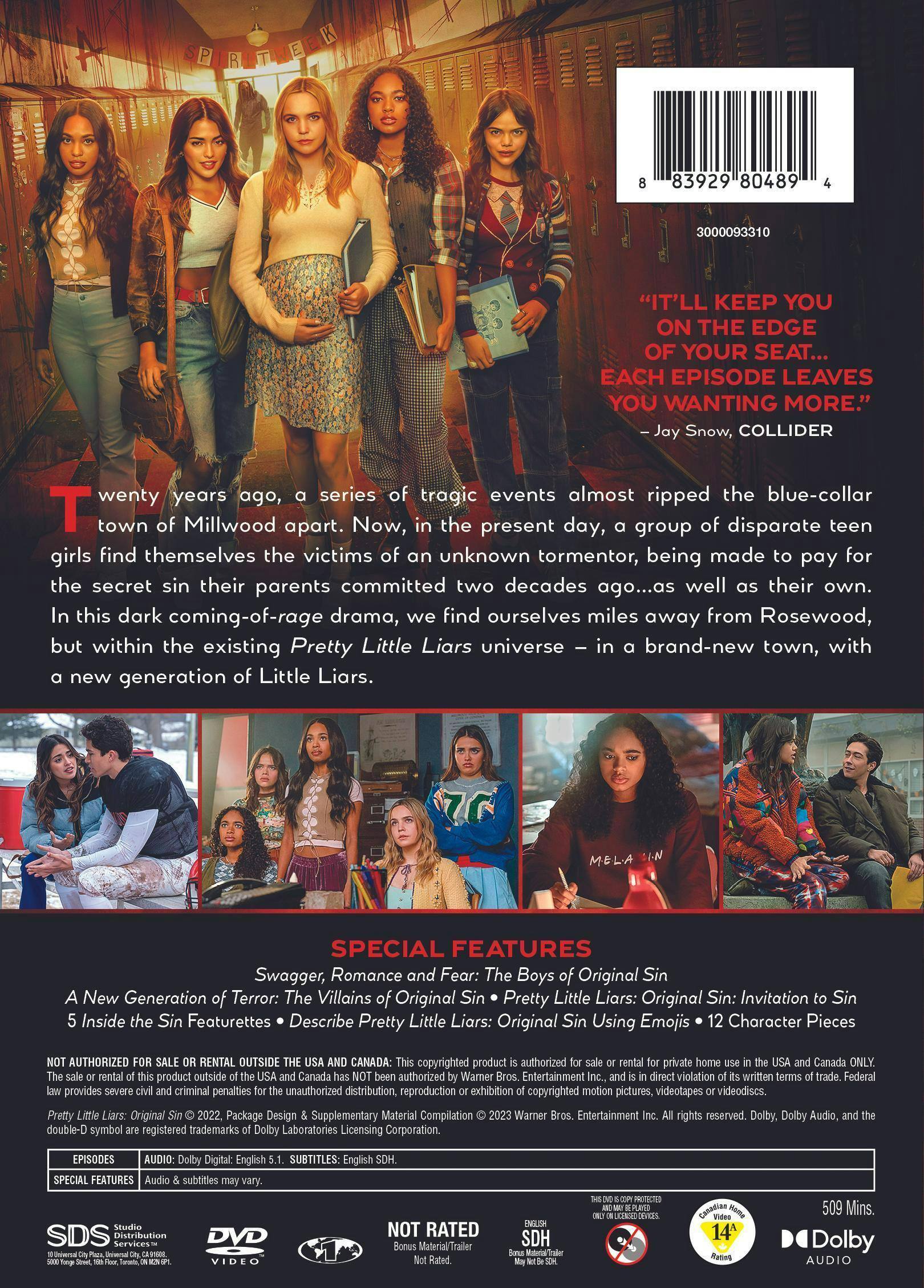 Angle. Pretty Little Liars - Original Sin: The Complete First Season (Box Set) [DVD].