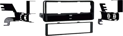 Front. Metra - Dash Kit for Select 2012-2015 Scion iQ DIN - Black.