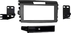 Front. Metra - Dash Kit for Select 2012-2016 Honda CR-V DIN - Charcoal.