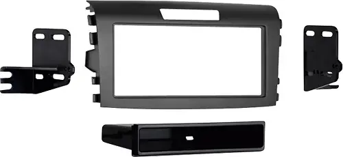 Front. Metra - Dash Kit for Select 2012-2016 Honda CR-V DIN - Charcoal.