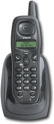 Front Standard. VTech - 900MHz Analog Cordless Phone with Call-Waiting Caller ID.