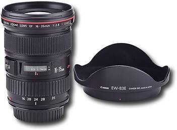 Best Buy: Canon EF 16-35mm f/2.8L USM Ultrawide Zoom Lens 7261A002AA
