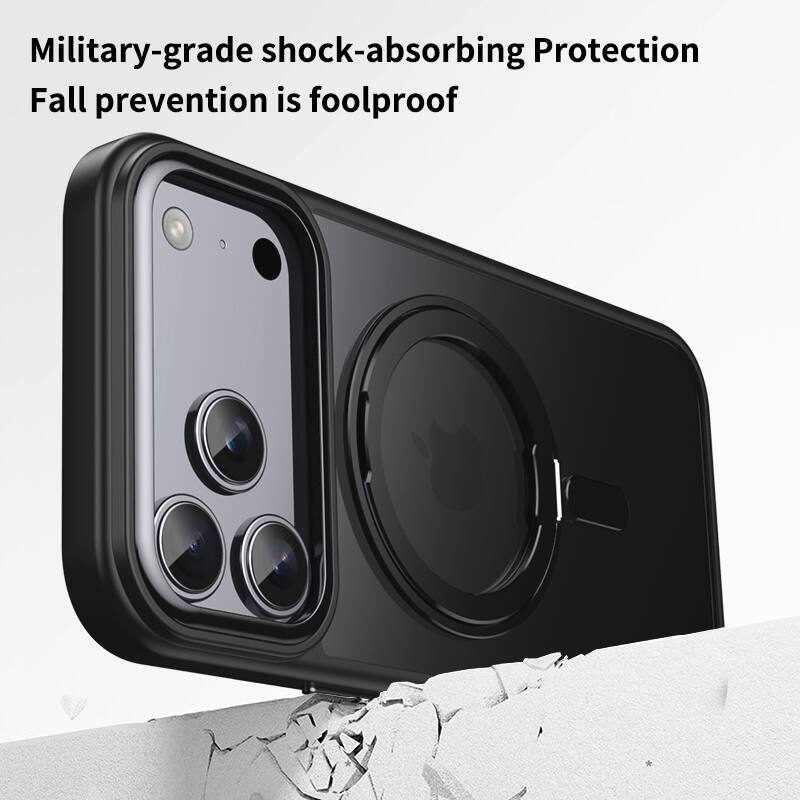 Military-grade shock-absorbing Protection  
Fall prevention is foolproof