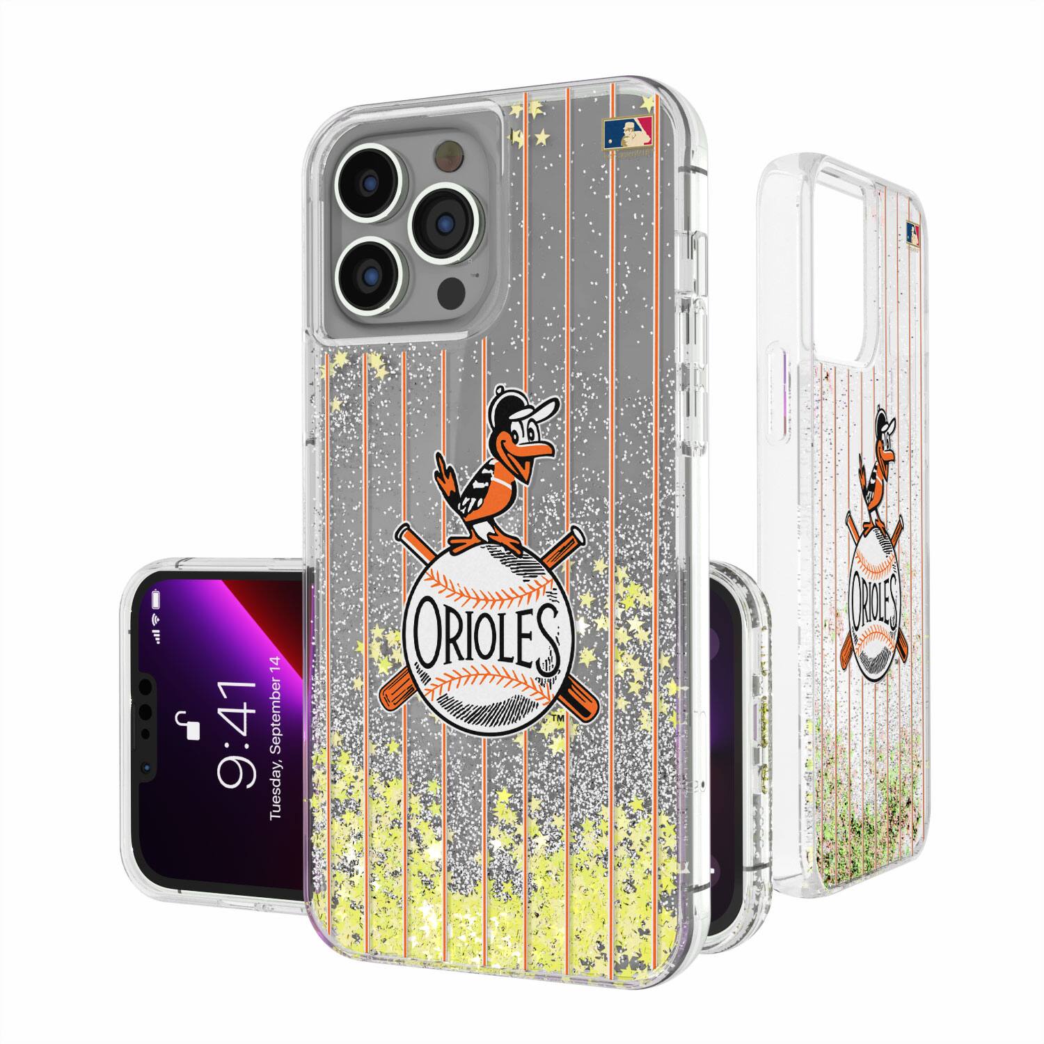 Keyscaper - MLB - Baltimore Orioles 1954-1963 Cooperstown Pinstripe iPhone Glitter Case - 13 Pro Max - Multicolor price history on PriceWatchPro